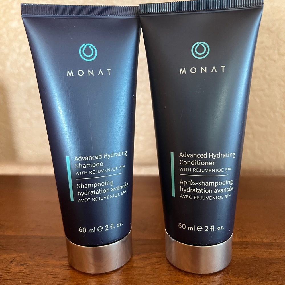 NEW / SEALED Monat Advanced Hydrating Shampoo and Conditioer 2 oz each